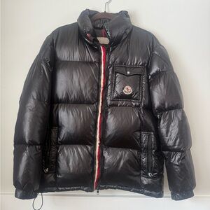 Moncler Shiny Black Puffer Jacket